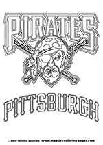 Pittsburgh Pirates MLB Coloring Pages