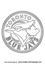 Toronto Blue Jays MLB Coloring Pages