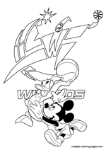 Washington Wizards Disney coloring pages