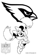 Arizona Cardinals NFL Coloring Pages