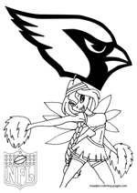 Arizona Cardinals NFL Coloring Pages