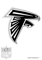 Atlanta Falcons Logo NFL Coloring Pages