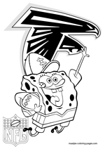 Atlanta Falcons NFL Coloring Pages