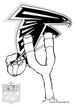 Atlanta Falcons NFL Coloring Pages