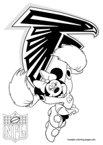 Atlanta Falcons NFL Coloring Pages