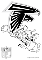 Atlanta Falcons NFL Coloring Pages