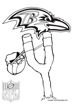 Baltimore Ravens NFL Coloring Pages