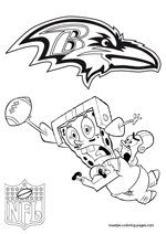 Baltimore Ravens NFL Coloring Pages