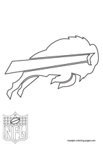Buffalo Bills Logo NFL Coloring Pages