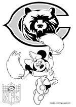 Chicago Bears NFL Coloring Pages