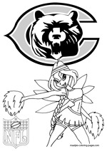 Chicago Bears NFL Coloring Pages