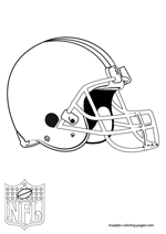 Cleveland Browns Logo NFL Coloring Pages