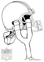 Cleveland Browns NFL Coloring Pages