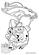 Denver Broncos NFL Coloring Pages