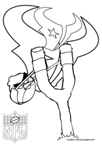 Houston Texans NFL Coloring Pages