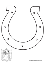 Indianapolis Colts Logo NFL Coloring Pages