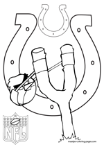 Indianapolis Colts NFL Coloring Pages