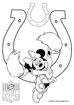 Indianapolis Colts NFL Coloring Pages