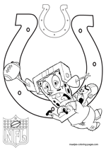 Indianapolis Colts NFL Coloring Pages