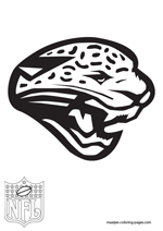 Jacksonville Jaguars Logo NFL Coloring Pages