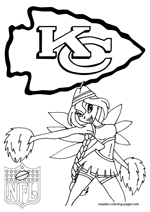 Kansas City Chiefs NFL Coloring Pages