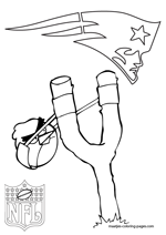 New England Patriots NFL Coloring Pages