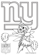 New York Giants NFL Coloring Pages