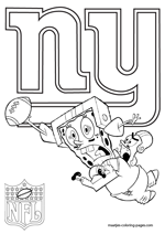 New York Giants NFL Coloring Pages