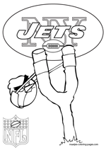 New York Jets NFL Coloring Pages