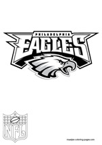 Philadelphia Eagles Logo NFL Coloring Pages