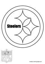 Pittsburgh Steelers Logo NFL Coloring Pages