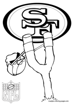 San Francisco 49ers NFL Coloring Pages