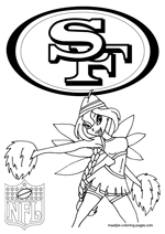 San Francisco 49ers NFL Coloring Pages