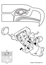 Seattle Seahawks NFL Coloring Pages