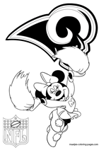 St. Louis Rams NFL Coloring Pages