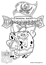 Tampa Bay Buccaneers NFL Coloring Pages