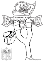 Tampa Bay Buccaneers NFL Coloring Pages