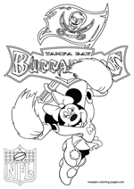 Tampa Bay Buccaneers NFL Coloring Pages
