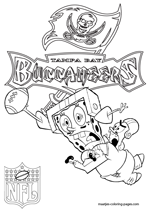 Tampa Bay Buccaneers NFL Coloring Pages