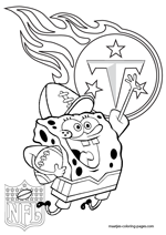 Tennessee Titans NFL Coloring Pages