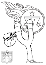 Tennessee Titans NFL Coloring Pages