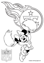 Tennessee Titans NFL Coloring Pages