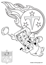 Tennessee Titans NFL Coloring Pages