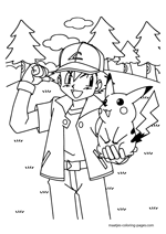 Ash Ketchum and Pikachu