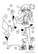 Misty and Pikachu