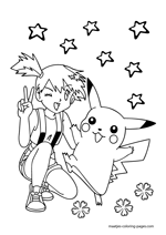 Pikachu and Misty 