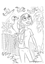 Rio coloring page