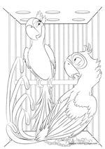 Rio coloring page