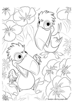 Rio coloring page