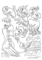 Rio coloring page